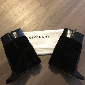 Givenchy leather and suede boots